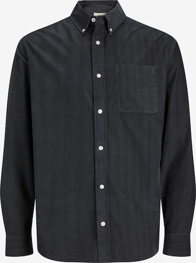 JACK & JONES Button Up Shirt 'BROOK' in Basalt grey / Black, Item view