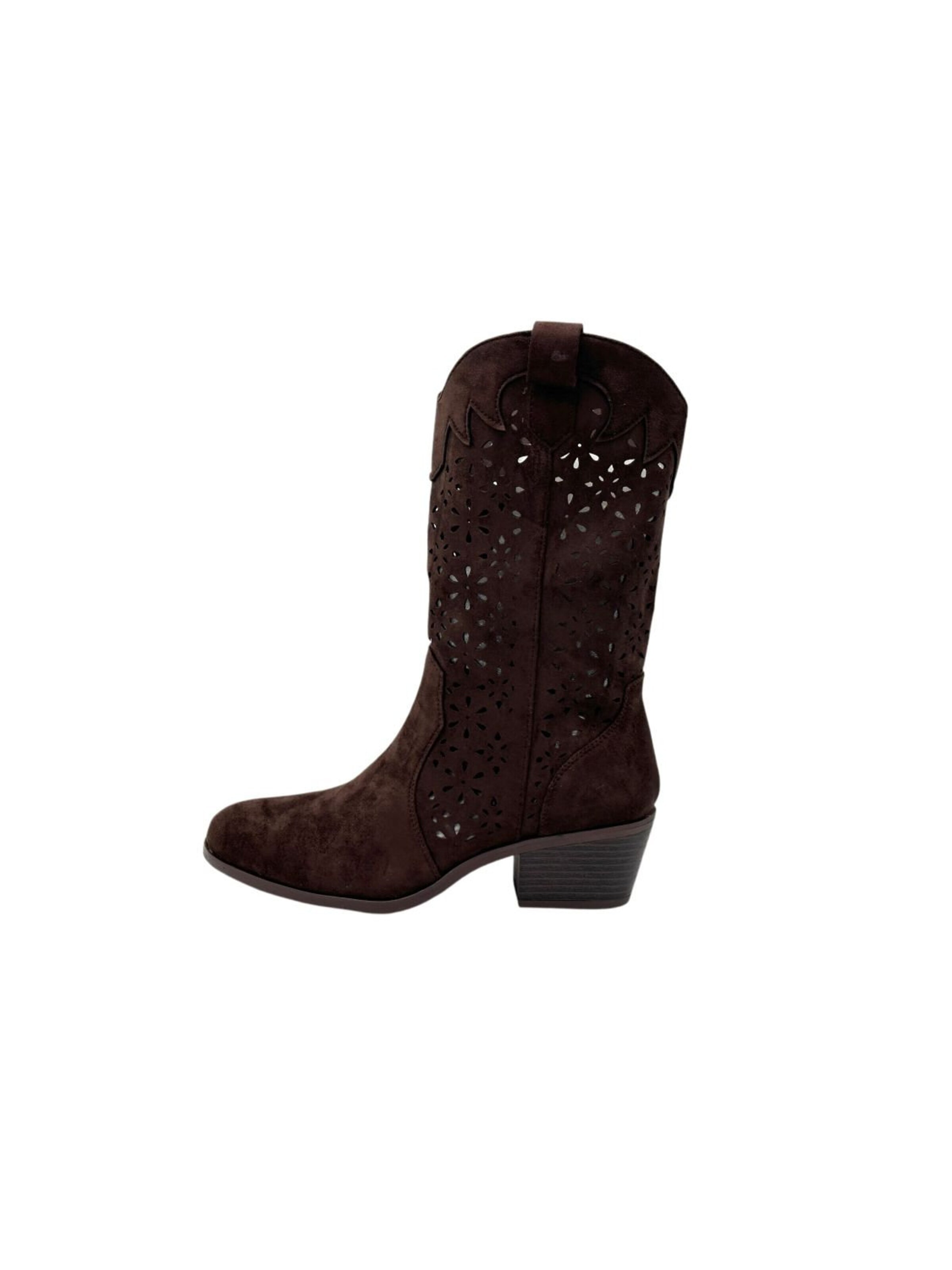 Nowaland Booties in Brown: front
