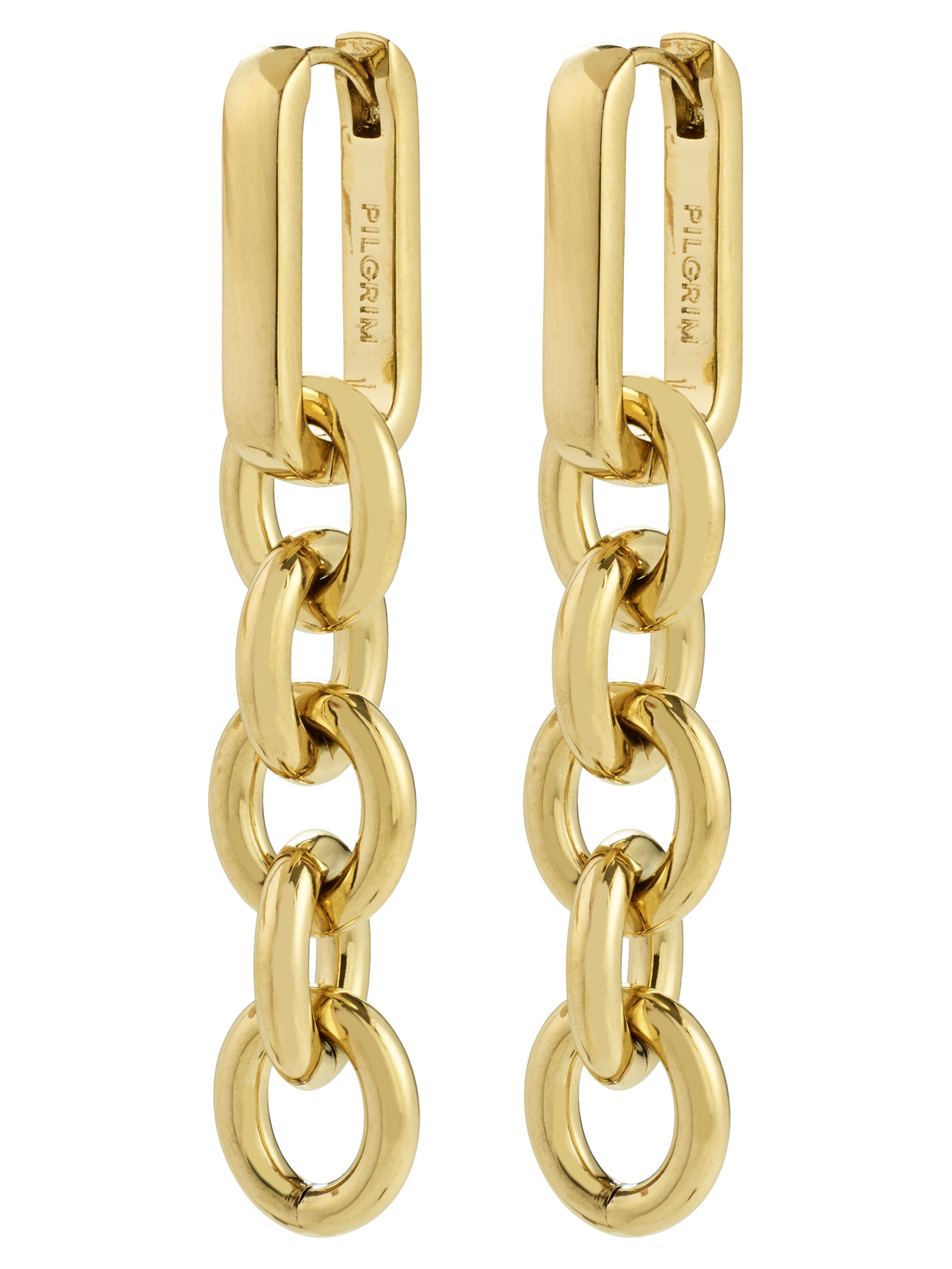 Pilgrim Øreringe ' Phase ' i guld: forside