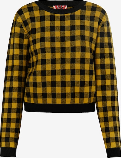 myMo ROCKS Pullover 'Ucy' em amarelo / preto, Vista do artigo