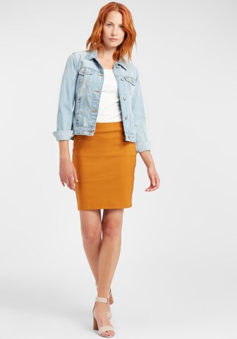 Fransa Skirt 'Zalin 3' in Yellow