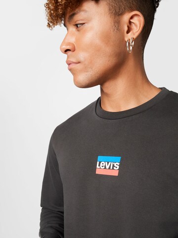 LEVI'S ®Sweater majica 'Standard Graphic Crew' - crna boja