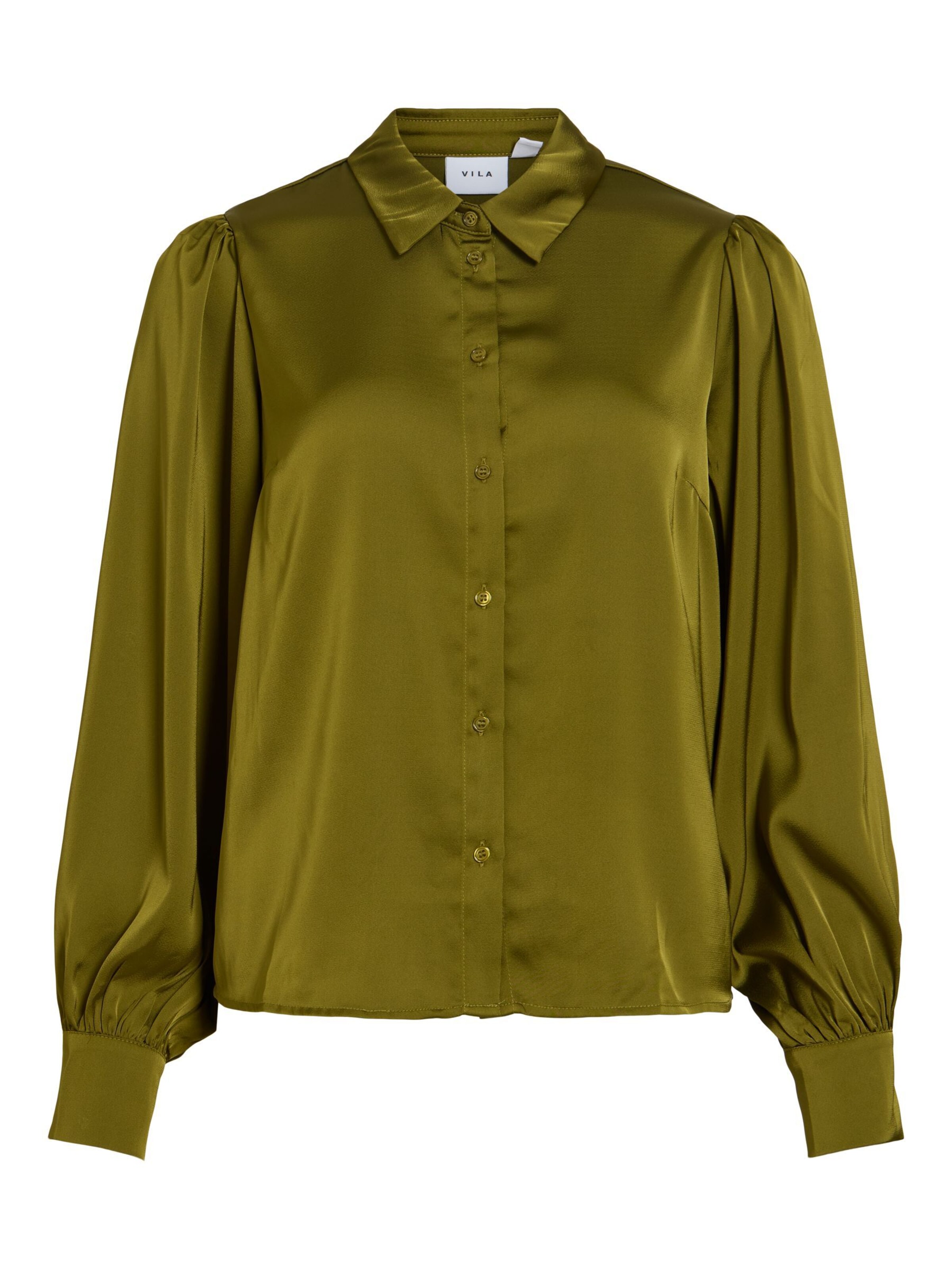 VILA Blouse 'VIEnna Ravenna' in Green: front
