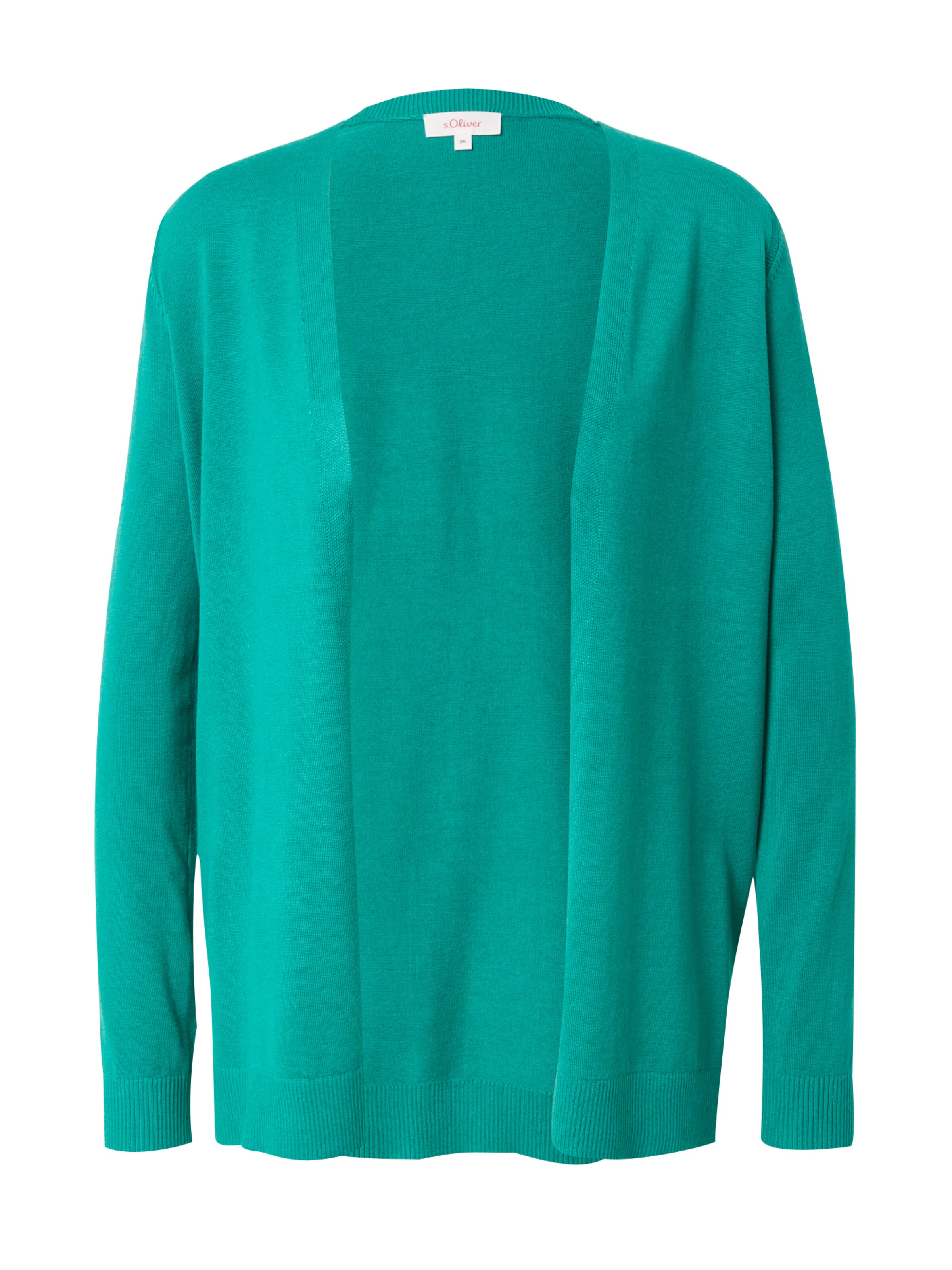 Cardigan s.Oliver en vert : devant