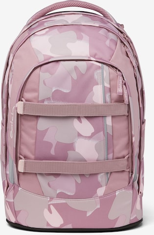 Satch Backpack in Pink: front