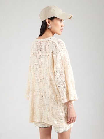 Hailys Knit cardigan 'Sa44ima' in Beige