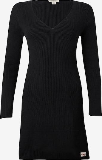 Megzta suknelė iš Calvin Klein Jeans, spalva – juoda, Prekių apžvalga