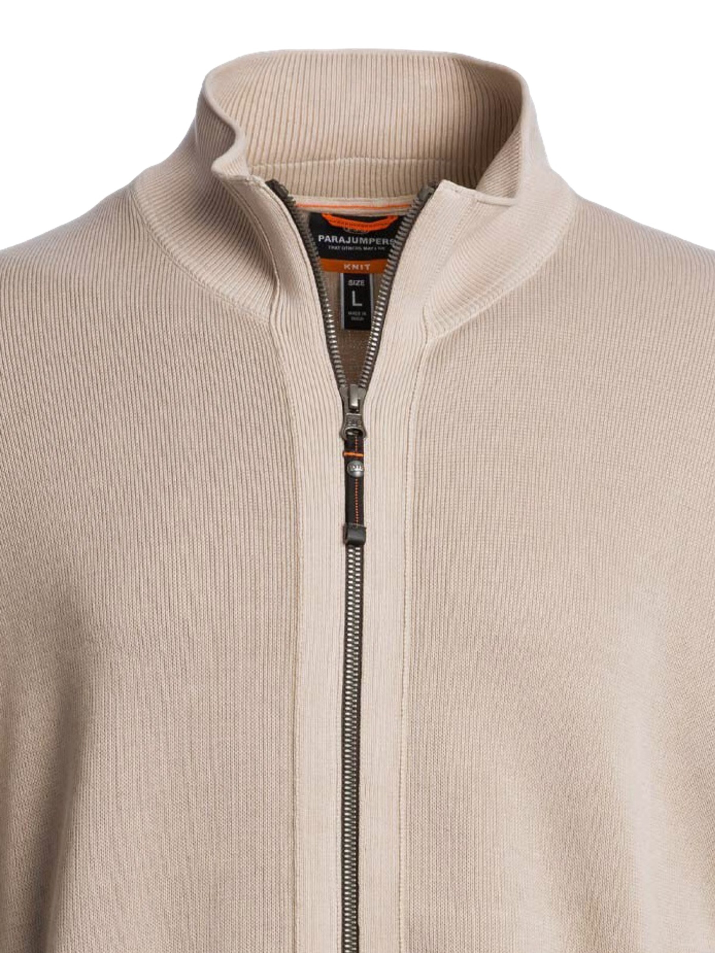 Parajumpers Knit cardigan 'Dominic' in Brown