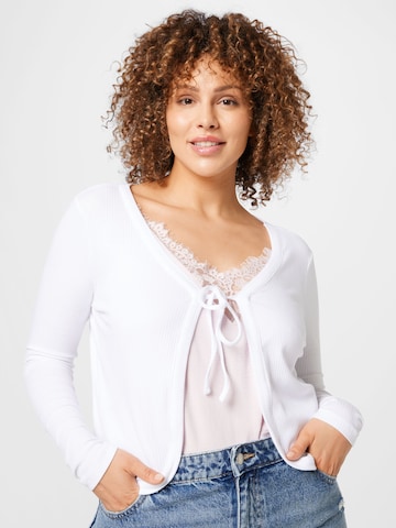 ONLY Carmakoma Bolero 'MILLE' in White: front