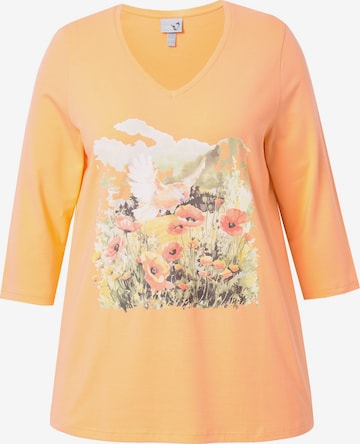 Ulla Popken Shirt in Oranje: voorkant