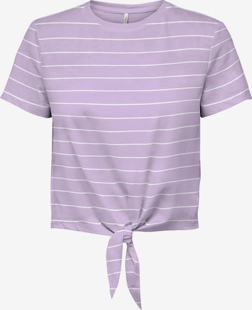 ONLY Shirt 'MAY' in Purple: front
