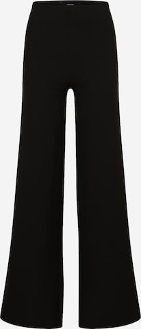 Vero Moda TallBootcut/trapezice Hlače 'HALMIA' - crna boja: prednji dio