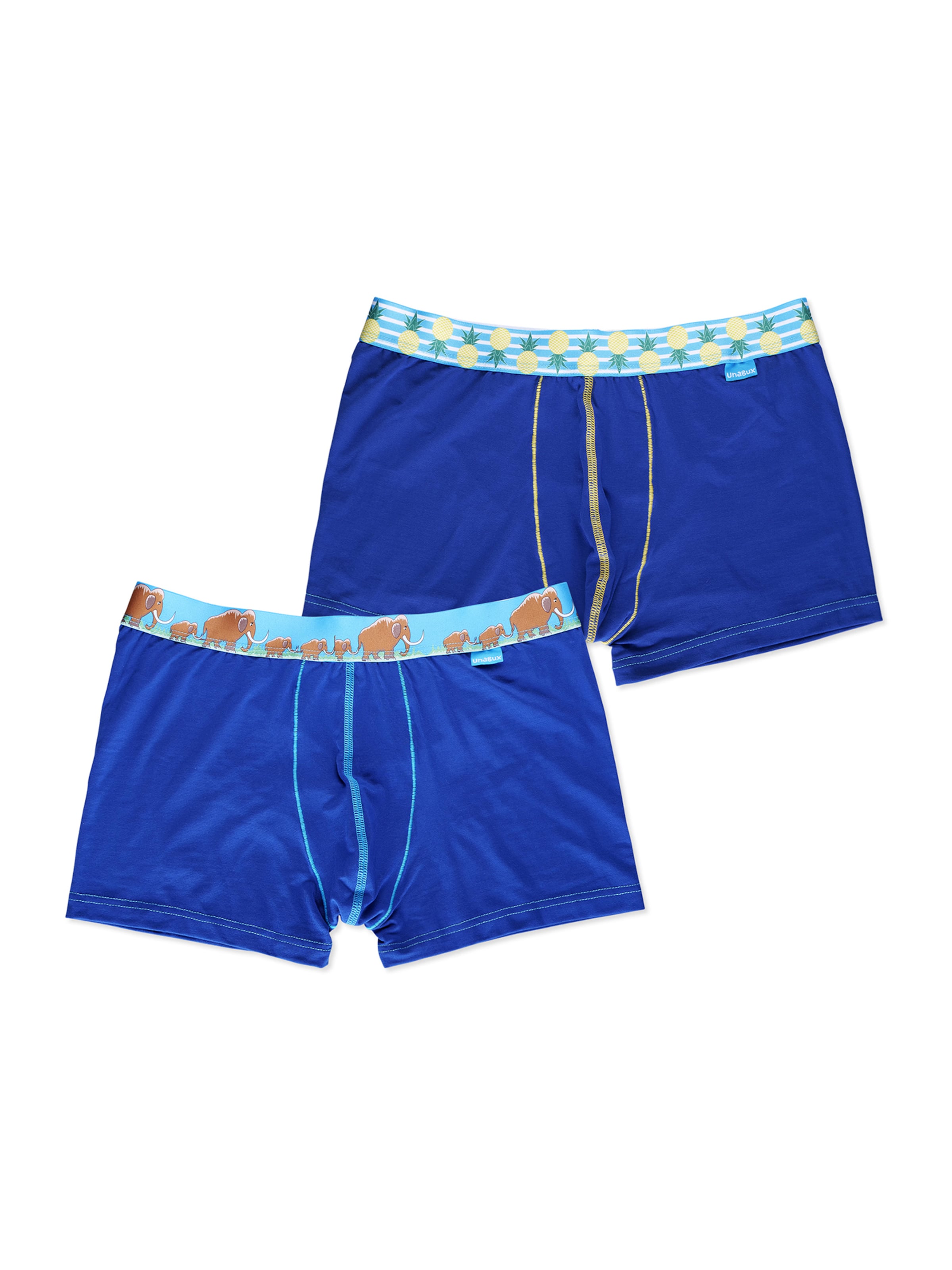 UNABUX Boxer shorts in Blue: front