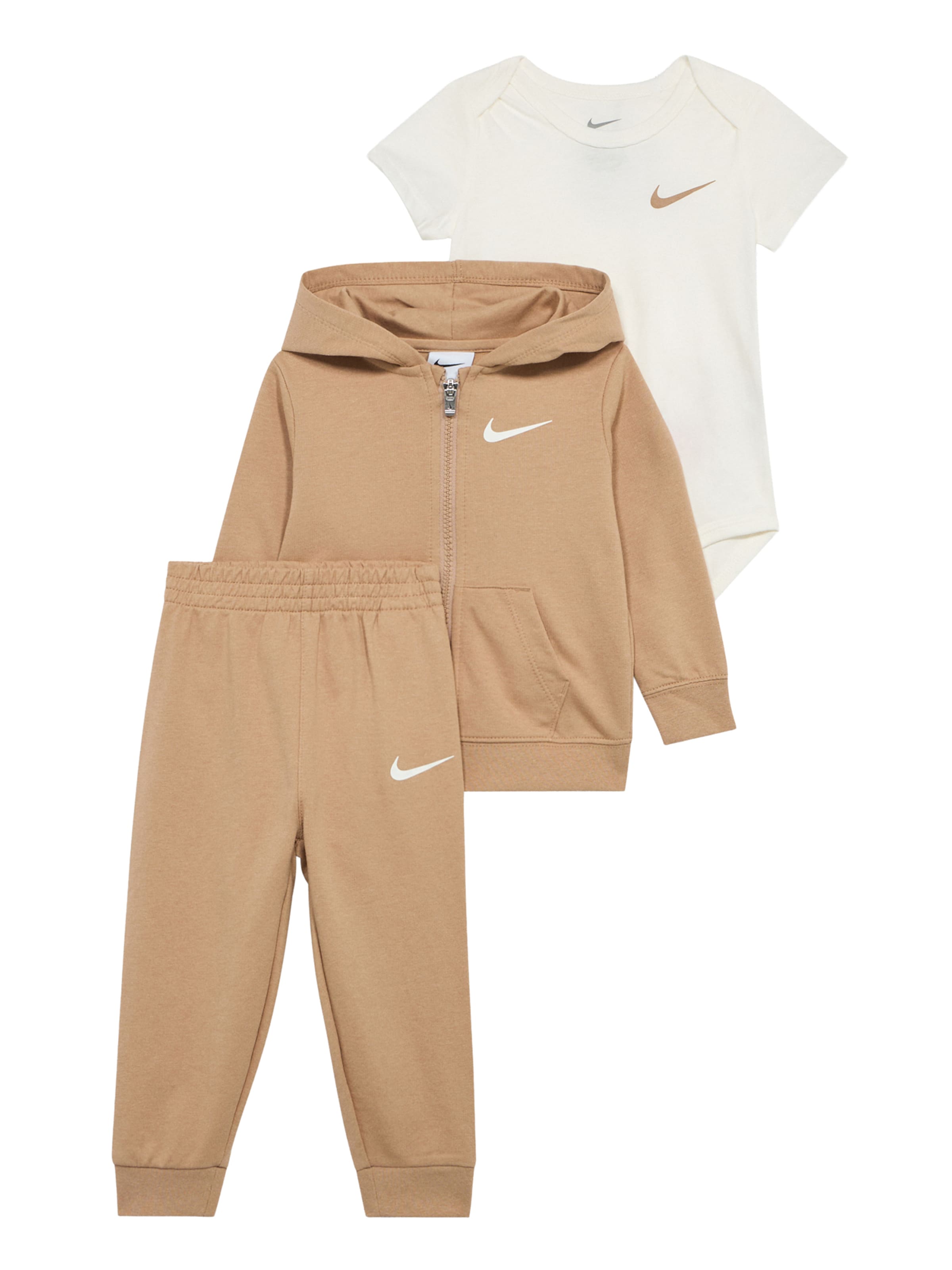 Set Nike Sportswear en beige : devant