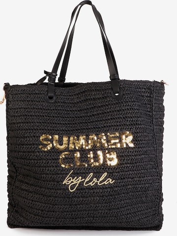 Lola Casademunt Rantakassi värissä musta: etupuoli