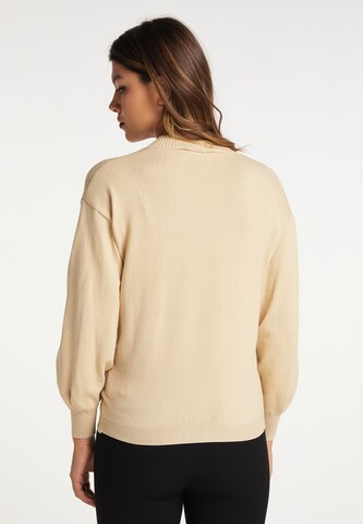 faina Strickpullover in Beige