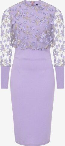 HotSquash Šaty 'Emma' – fialová: přední strana