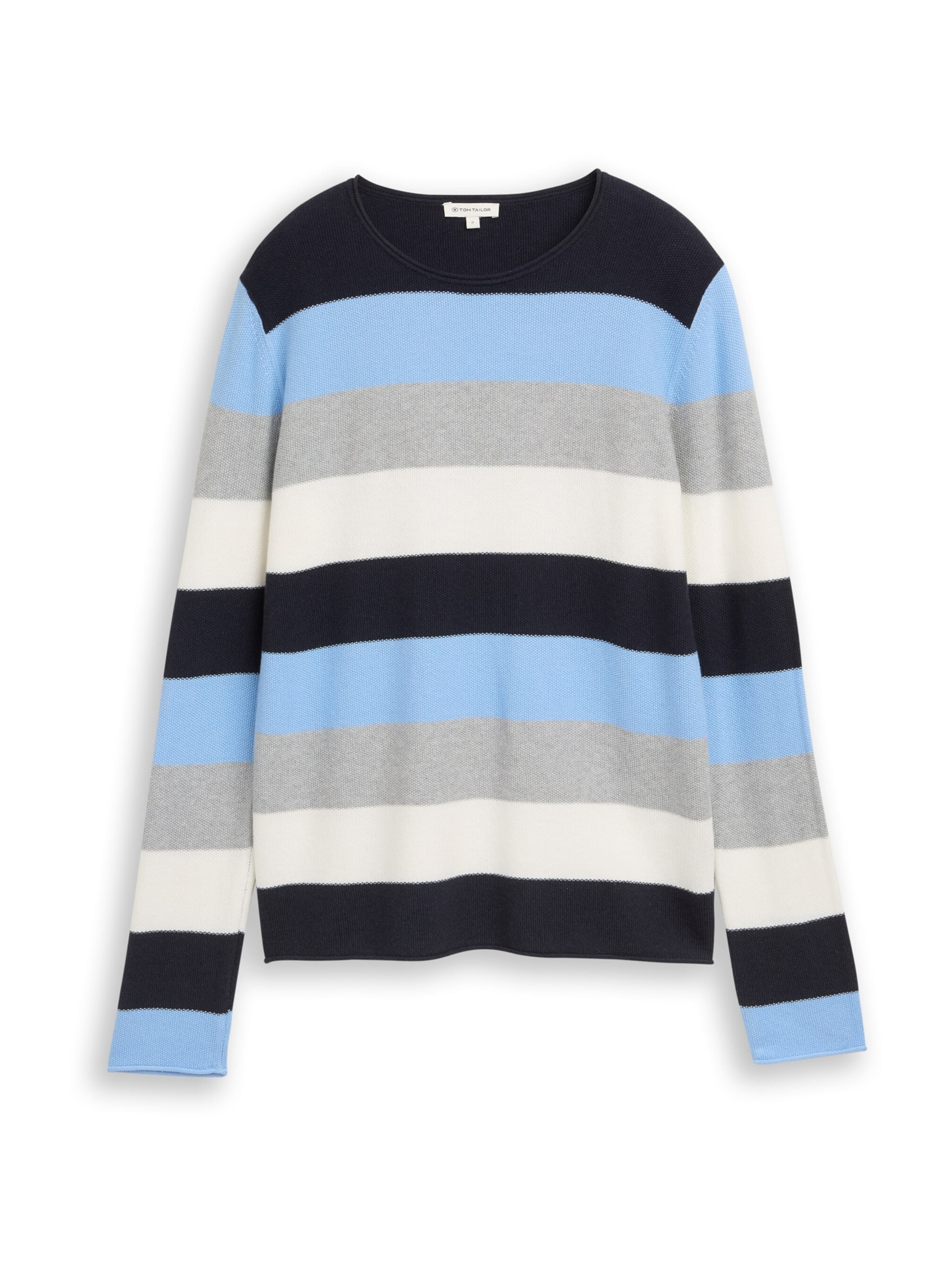 TOM TAILOR Trui in Blauw: voorkant