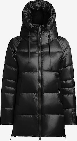 khujo Jacke 'Cara' in Schwarz: Vorderseite