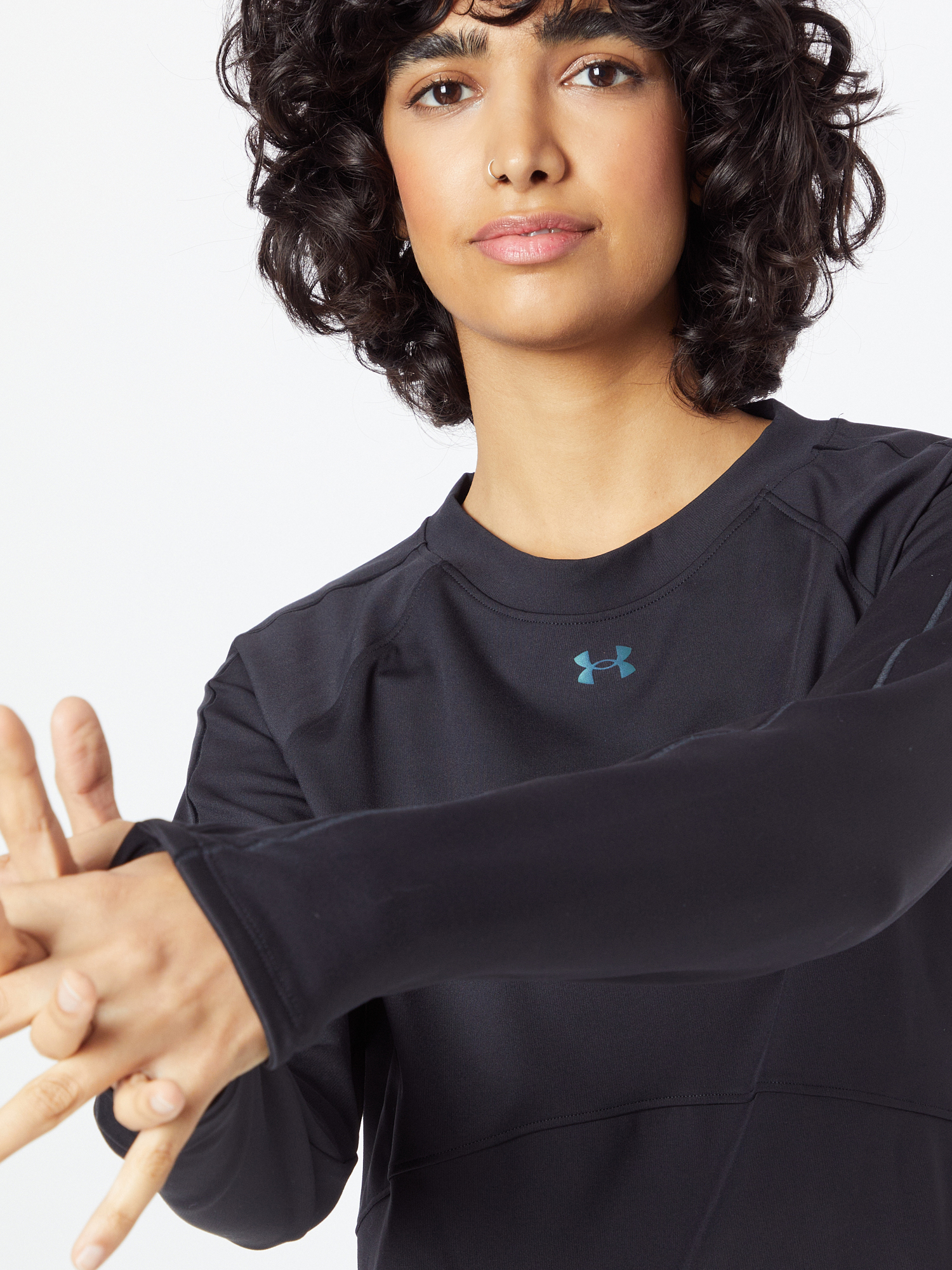 UNDER ARMOUR Sportsweatshirt in Schwarz UNDER ARMOUR Sportsweatshirt in Schwarz