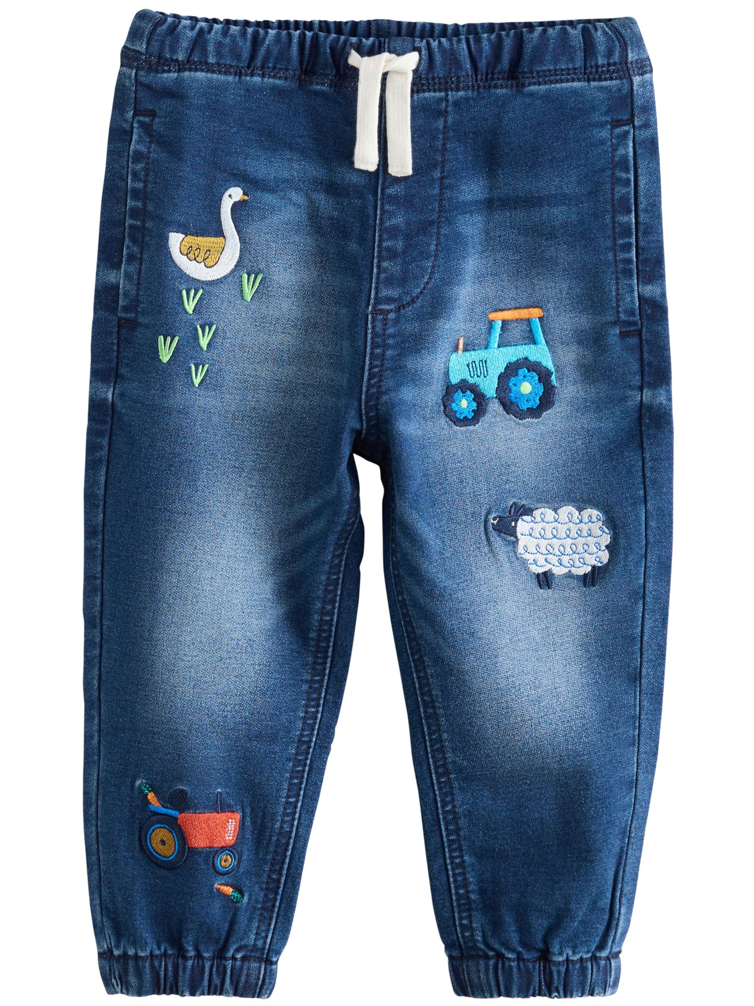 Next Zúžený strih Džínsy - Modrá: predná strana