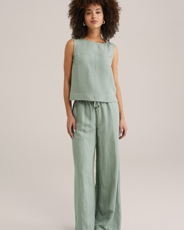 WE Fashion Wide leg Broek in Groen
