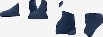 FALKE Füßlinge 'Happy 2-Pack' in Blau: Vorderseite