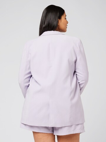 Guido Maria Kretschmer Curvy Blazer 'Mara' in Lila: Rückseite