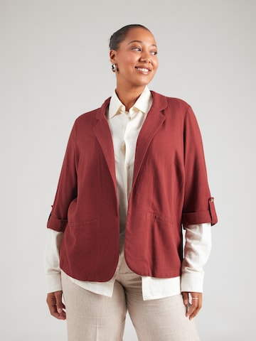 Vero Moda Curve Bleiseri 'VMCJESMILO' värissä punainen: etupuoli