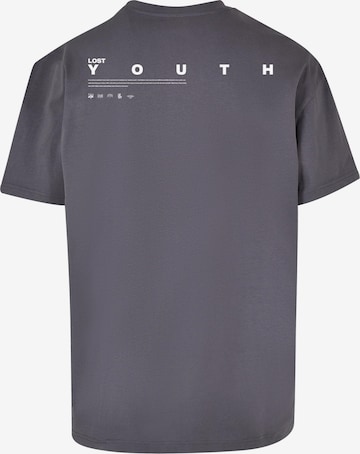 Lost Youth Shirt 'Dove' in Grijs