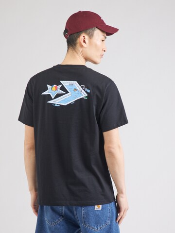 CONVERSE T-Shirt 'POOL' in Schwarz