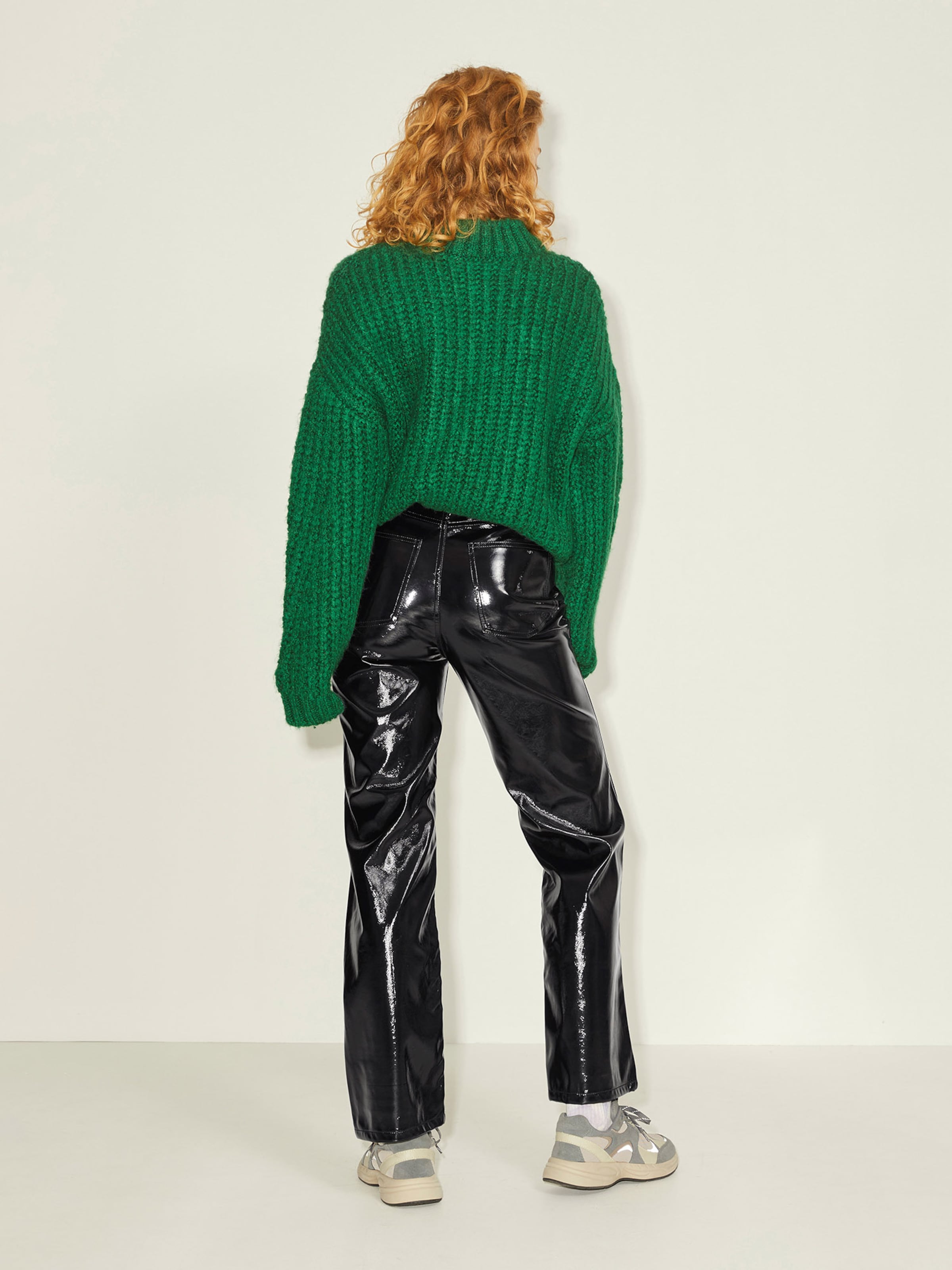 Green clearance vinyl pants