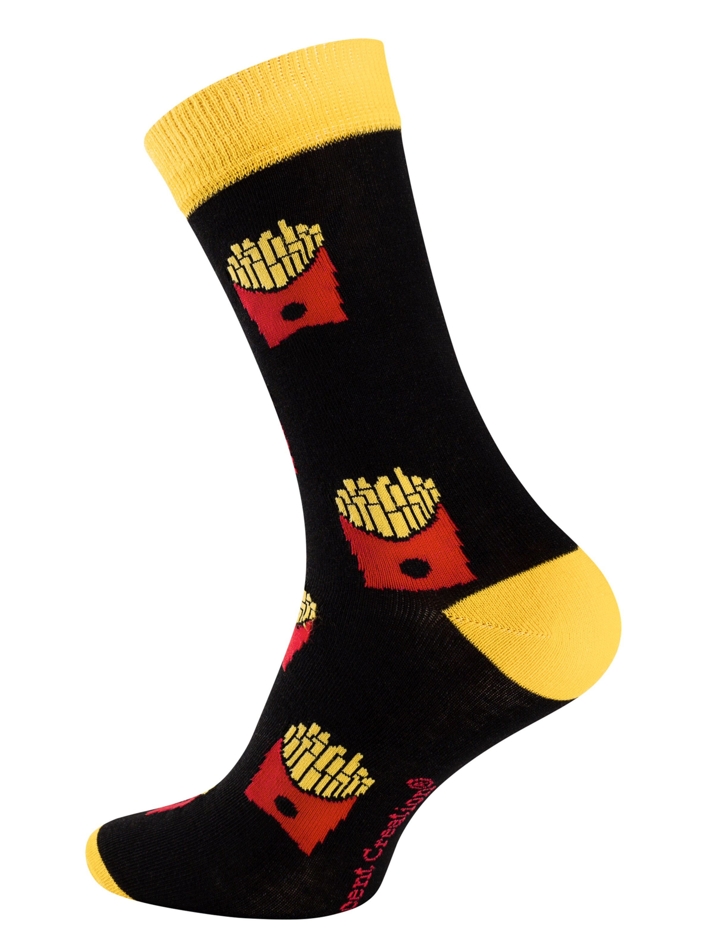 Vincent Creation - Meias 'Fast Food' em preto