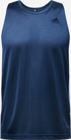 ADIDAS SPORTSWEAR Skinny Sporttop in Blau: predná strana