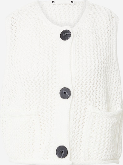 co'couture Cardigan 'Hensly' en blanc naturel, Vue avec produit