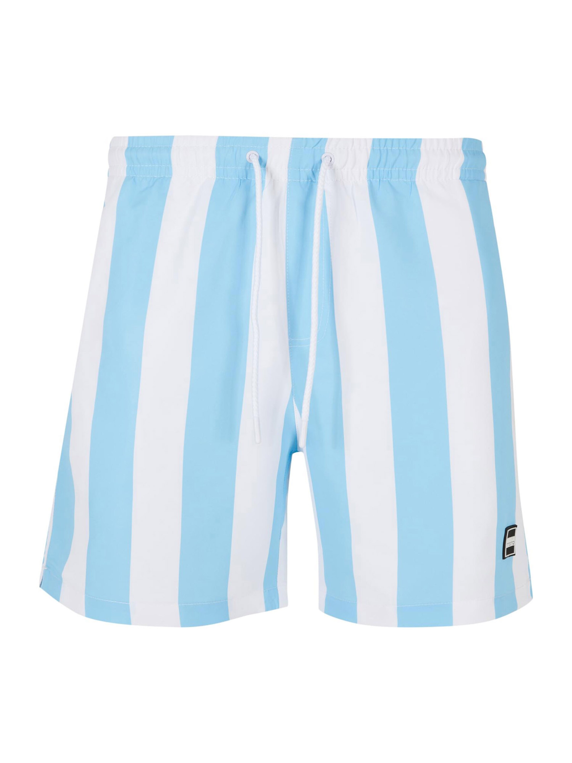 Urban Classics Kratke kopalne hlače | modra barva: sprednja stran