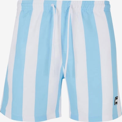 Urban Classics Плавательные шорты в Светло-синий / Белый, Обзор товара