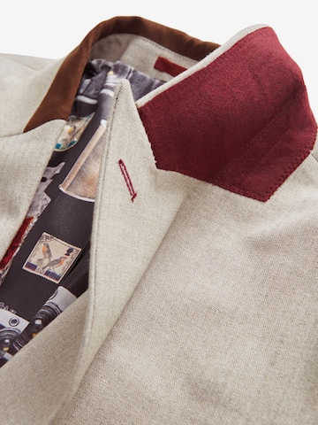 Next Slim Fit Sakko in Beige