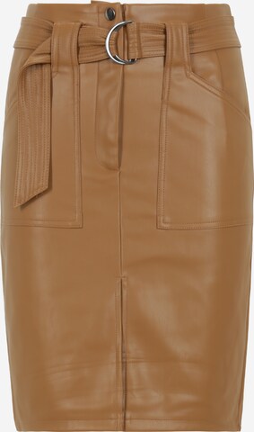 Vila Petite Skirt 'PEN' in Brown: front