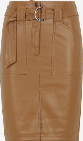 Vila Petite Skirt 'PEN' in Brown: front
