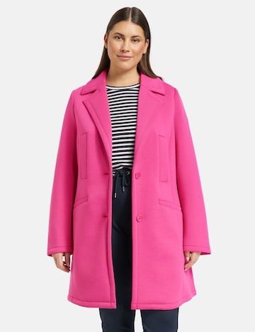 SAMOON Between-Seasons Coat in Pink: front