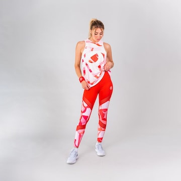 Skinny Pantaloni sportivi di BIDI BADU in rosso