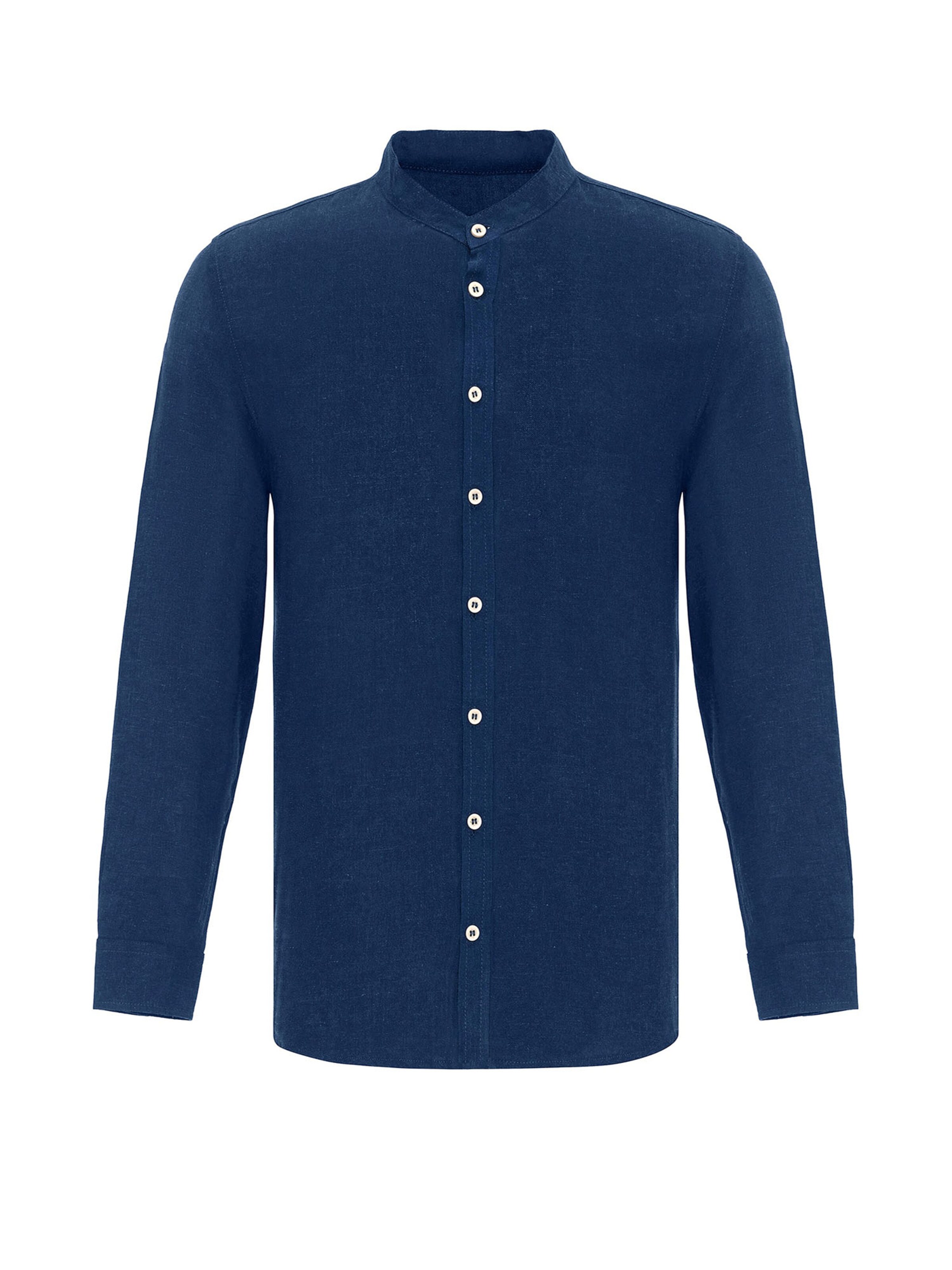 Antioch Slim Fit Hemd in Blau: Vorderseite