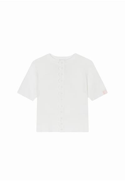 OH APRIL Shirt 'Tan' in Pearl white, Item view