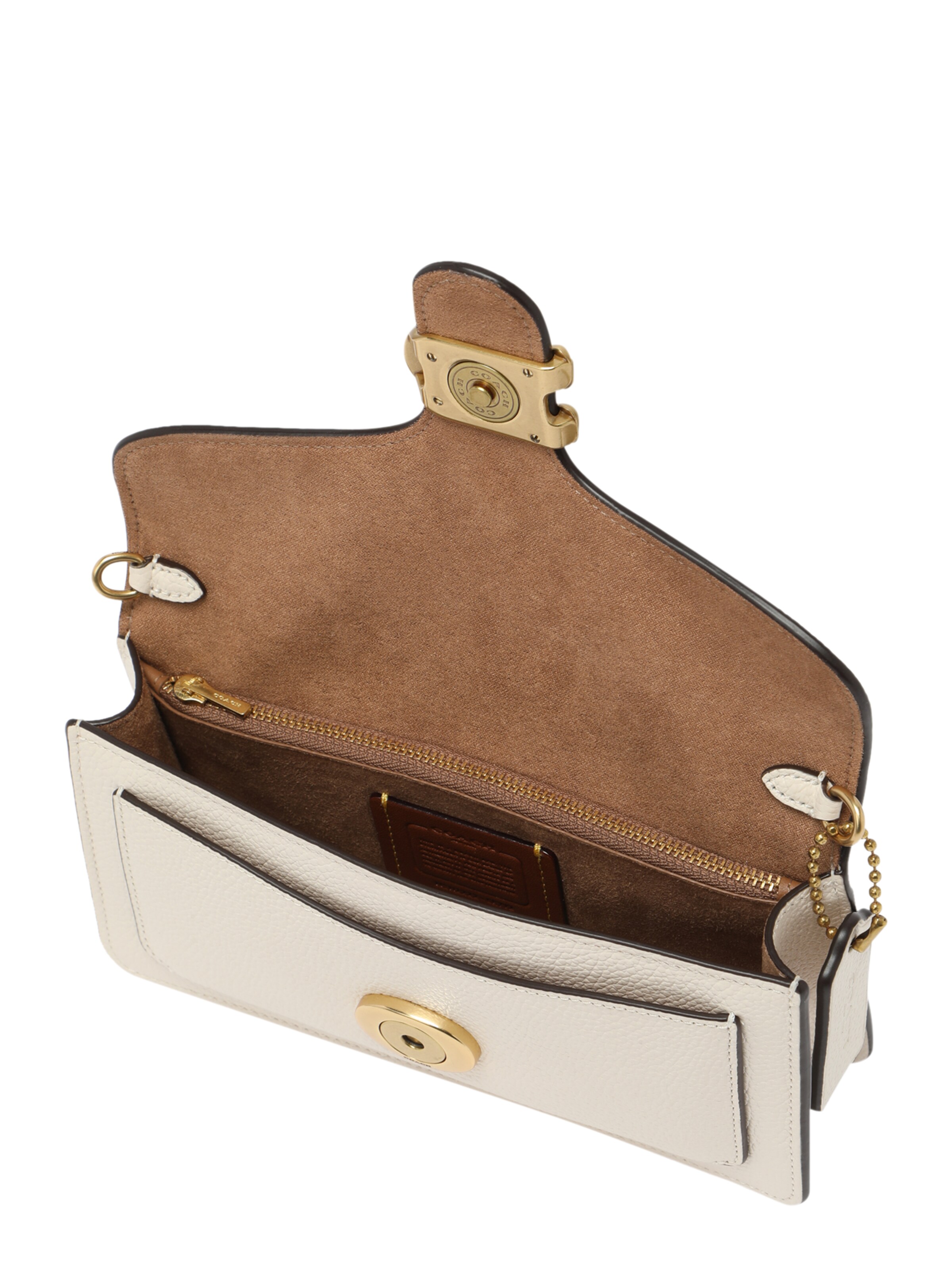 COACH Skuldertaske 'TABBY CHAIN CLUTCH' i hvid