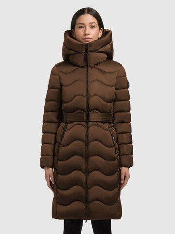 khujo Winter coat 'Mira' in Brown: front