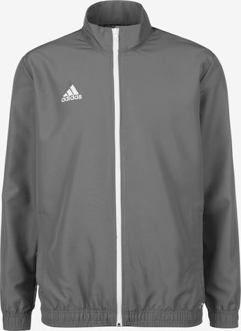ADIDAS SPORTSWEAR Athletic Jacket 'Entrada 22' in Grey: front