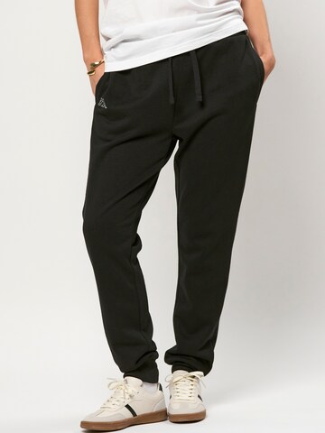 KAPPA Regular Pants 'KMLogo Caseri' in Black