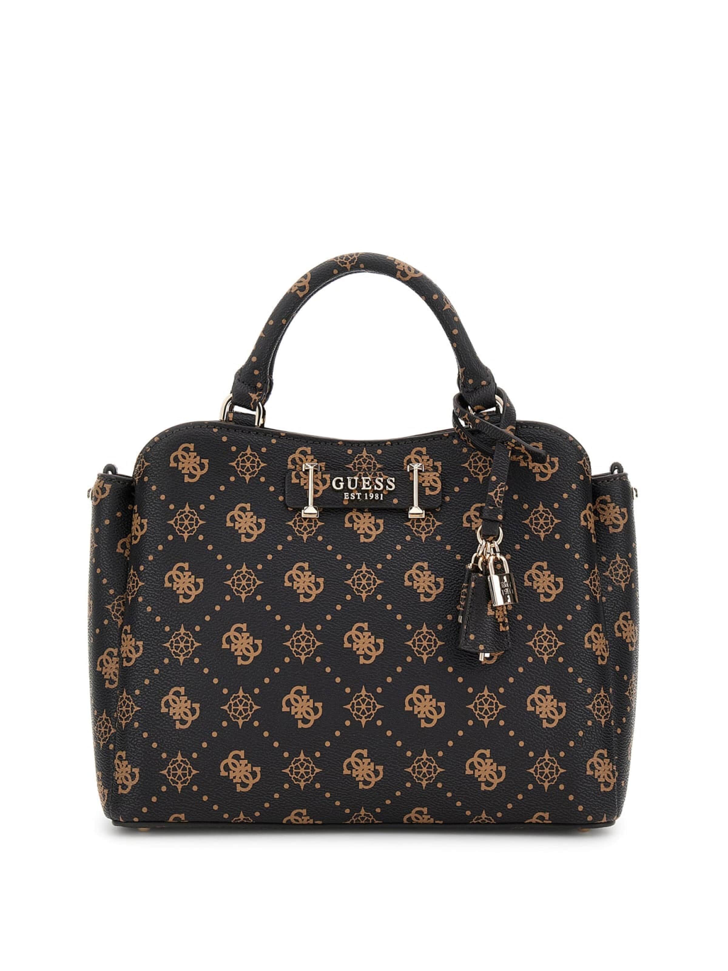 One Size dydžio Rankinė su ilgu dirželiu 'Guess Sac BandouliÃ¨re Silia Girlfriend Sat Espresso Logo GP989006' iš GUESS, spalva – ruda, Prekių apžvalga