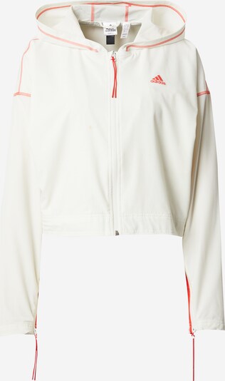 ADIDAS SPORTSWEAR Sports sweat jacket 'Dance All-gender Versatile' in Dark orange / Off white, Item view